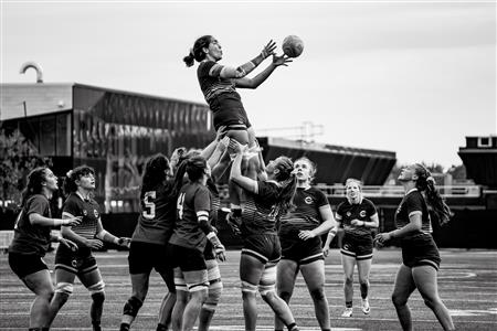 RSEQ 2025 - Rugby F Final Bronze - Concordia vs U. de Montréal - Before & After Match - B&W