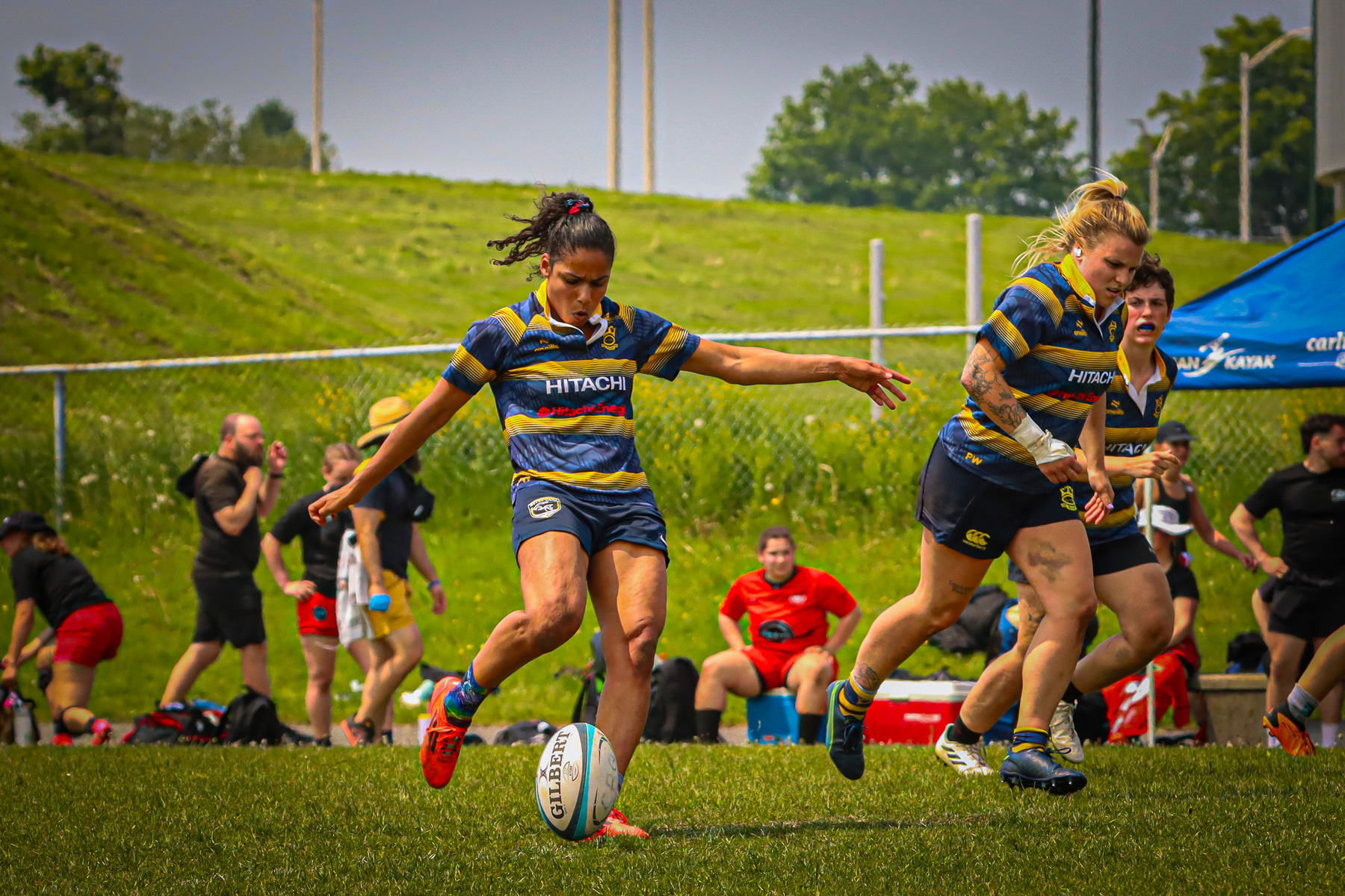 Magali HARVEY -  Club de Rugby de Québec - Town of Mount Royal RFC - Rugby - RQ 2025 - SL F - Club de Rugby de Québec (54) vs (12) TMR (#RQ25SLFQCTMR6) Photo by: Photo Mayarts | Siuxy Sports 2025-06-07