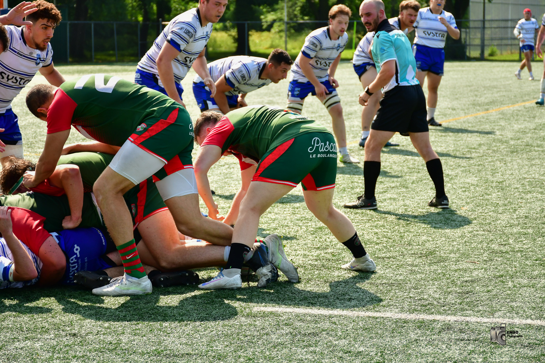 Omar MOKRI - Martin SLAVOV -  Rugby Club de Montréal - Parc Olympique Rugby - Rugby - RQ 2025 - SL M - Rugby Club de Montréal vs Parc Olympique (#RQ25SLMRMPO86) Photo by: emso photo | Siuxy Sports 2025-06-28
