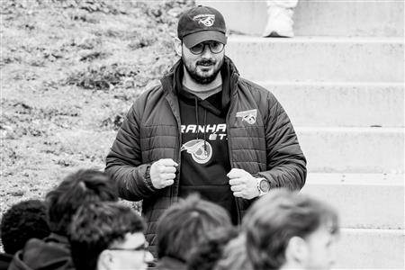 RSEQ 2025 - Rugby M - Piranhas ETS vs Bishop's Gaiters - Reel 3 - B&W