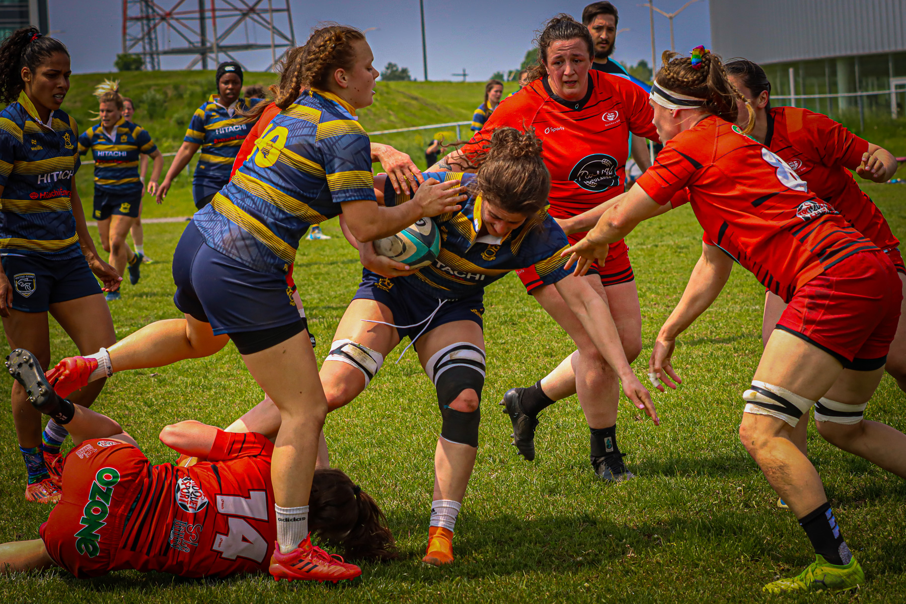 Magali HARVEY -  Club de Rugby de Québec - Town of Mount Royal RFC - Rugby - RQ 2025 - SL F - Club de Rugby de Québec (54) vs (12) TMR (#RQ25SLFQCTMR6) Photo by: Photo Mayarts | Siuxy Sports 2025-06-07