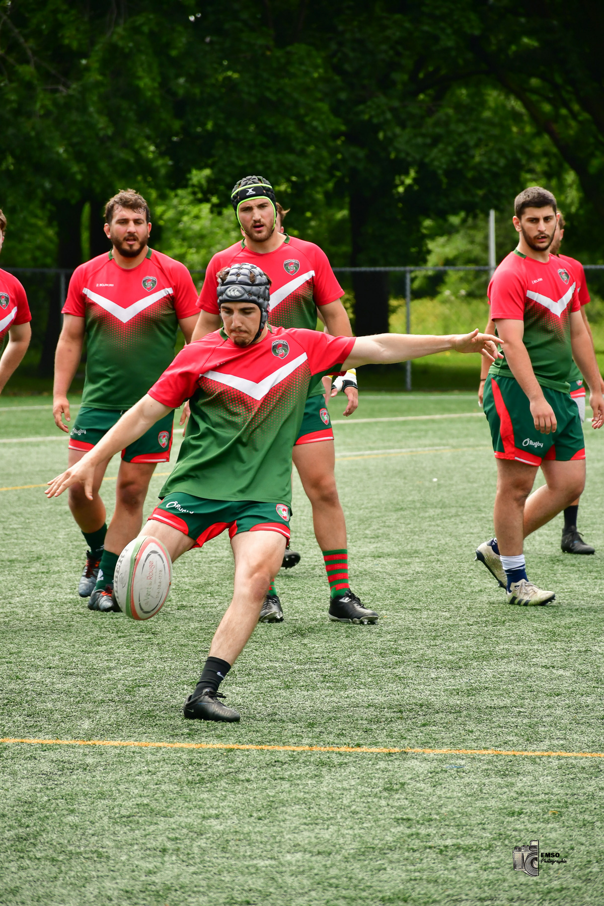 Mathias DANTIN - Antoine GUIRLINGER - Josselin THIZON - Corentin YUSTE -  Rugby Club de Montréal - Parc Olympique Rugby - Rugby - RQ 2025 - SL M - Rugby Club de Montréal vs Parc Olympique (#RQ25SLMRMPO86) Photo by: emso photo | Siuxy Sports 2025-06-28