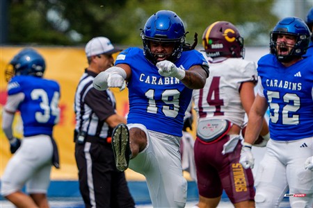 RSEQ 2025 - Football Universitaire - Carabins de Montréal (41) vs (14) Stingers de Concordia - Match