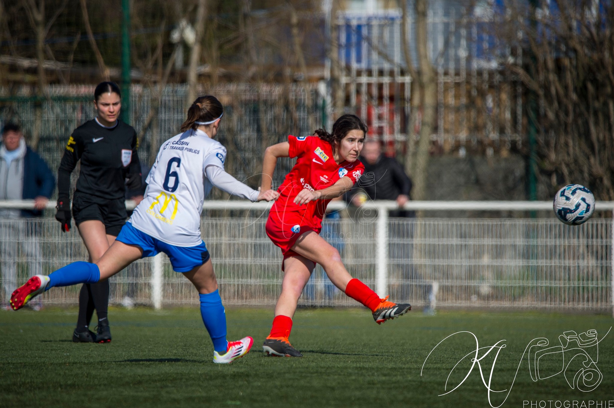  Grenoble Foot 38 - US Colomiers - Soccer - FFF 2025 - D3 FÉMININE - Grenoble Foot 38 (1) vs (1) US Colomiers (#FFF25D3FG38USC02) Photo by: Karine Valentin | Siuxy Sports 2025-02-16