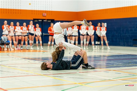 Représentation théâtrale d'avant match - Volleyball