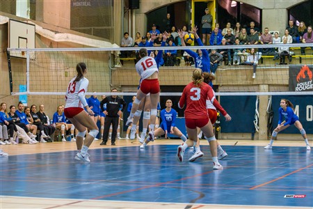 RSEQ 2025 - Volleyball F - 1/2 finale 1 - U de Montréal (1) vs (3) McGill
