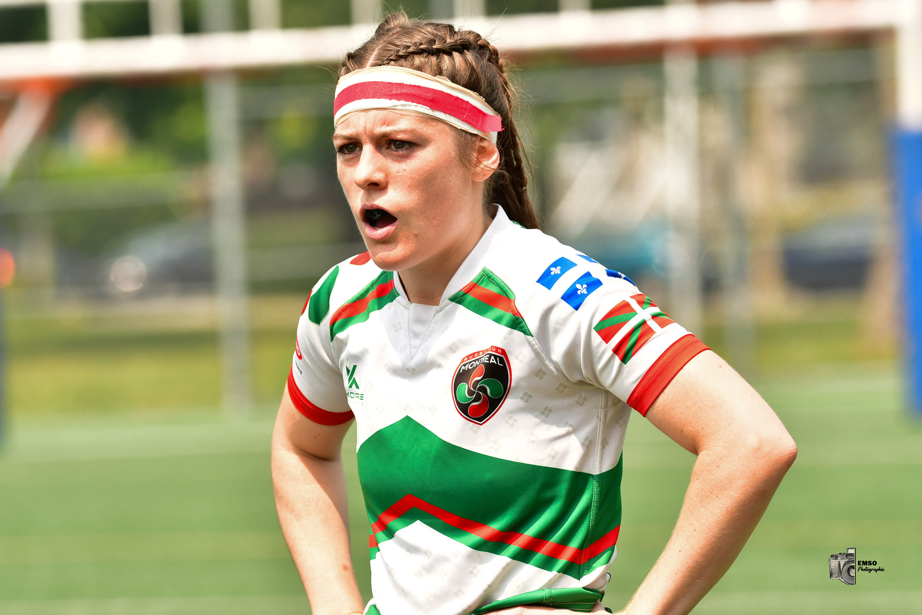 Laetitia COUSTET -  Rugby Club de Montréal - Town of Mount Royal RFC - Rugby - RQ 2025 - LP2 F - Rugby Club de Montréal vs TMR (#RQ25LP2FRCMT7) Photo by: emso photo | Siuxy Sports 2025-07-26