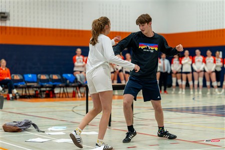 Représentation théâtrale d'avant match - Volleyball