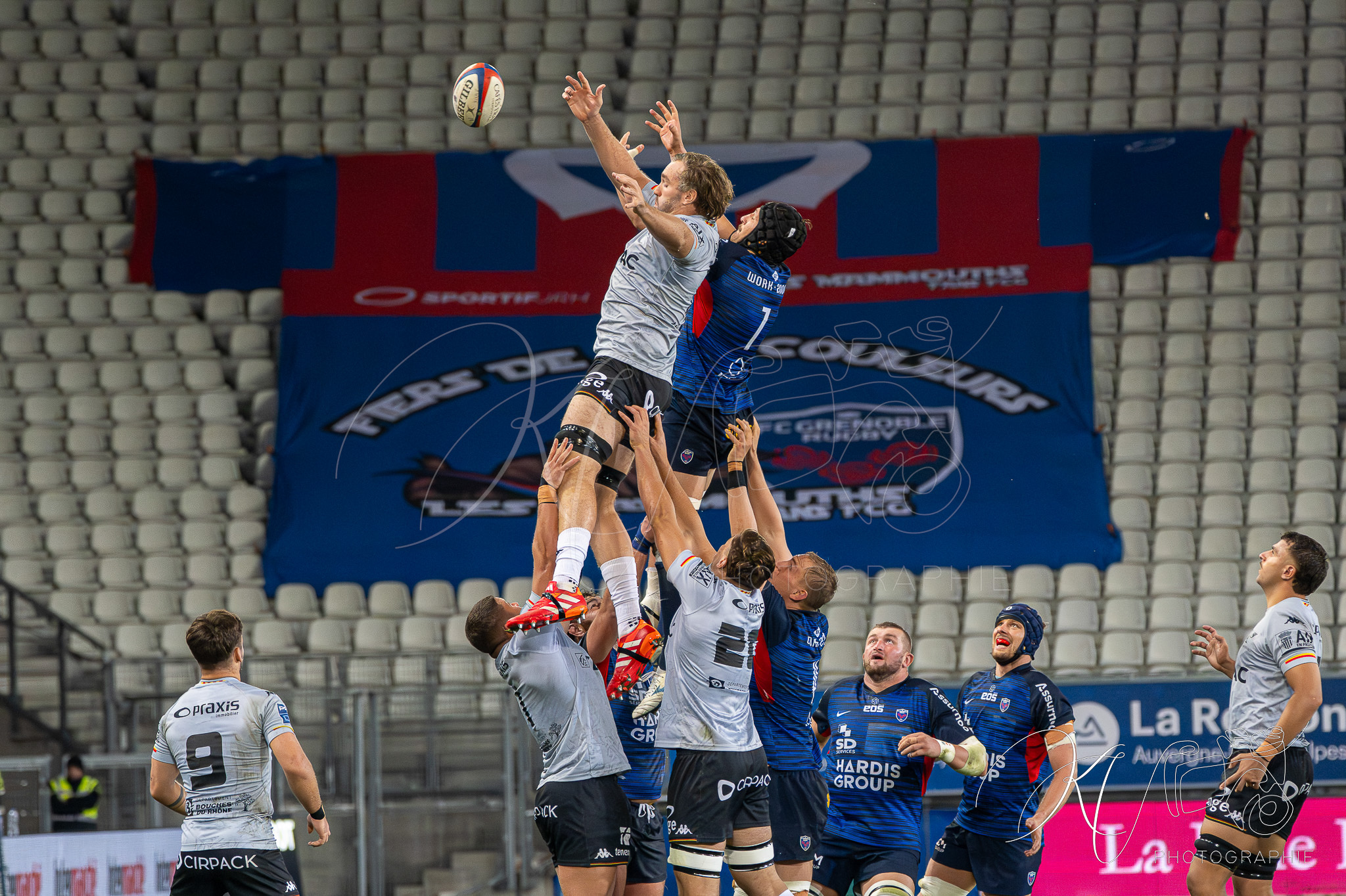  FC Grenoble Rugby - Provence - Rugby - FFR 2025 - PRO D2 - FC Grenoble vs Provence (#FFR25PD2GP10) Photo by: Karine Valentin | Siuxy Sports 2025-10-03