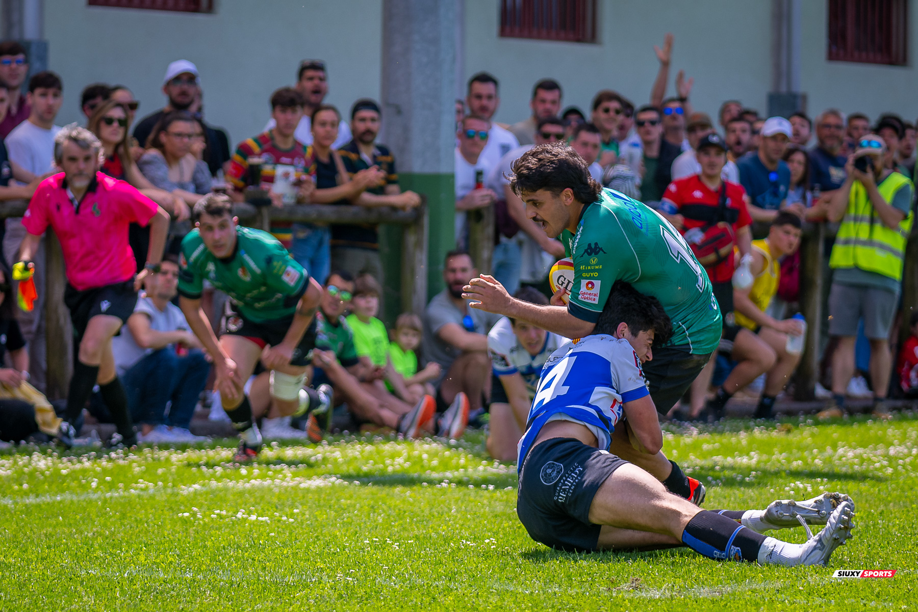  Gernika Rugby Taldea - Club de Rugby Sant Cugat - Rugby - FER 2025 - Sémi Final Ascenso - Gernika (24) vs (11) Sant Cugat (#FER25SFAGRTCRSC) Photo by: Fredy Monfoto | Siuxy Sports 2025-05-18