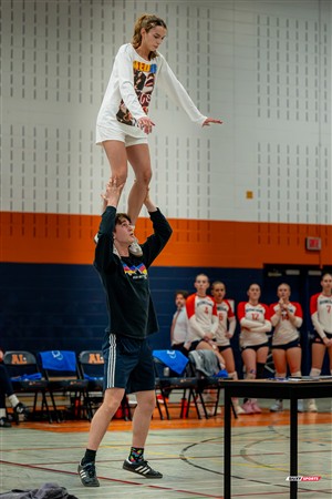 Représentation théâtrale d'avant match - Volleyball