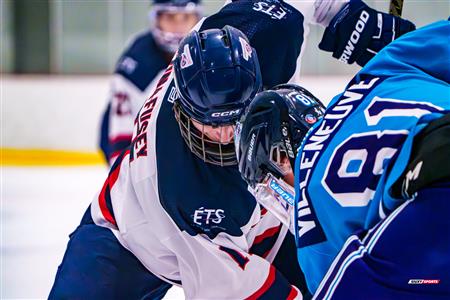 RSEQ 2025 - Hockey M D2 - Piranhas ETS vs Torrents Université du Québec en Outaouais - Match