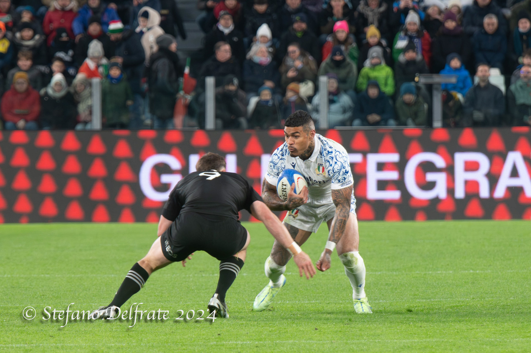  Nazionale di rugby a 15 dell'Italia - New Zealand national rugby union team - Rugby - 2024 Autumn Nations Series - Italia vs All Blacks (#2024AUTITNZ11) Photo by: Stefano Delfrate | Siuxy Sports 2024-11-23