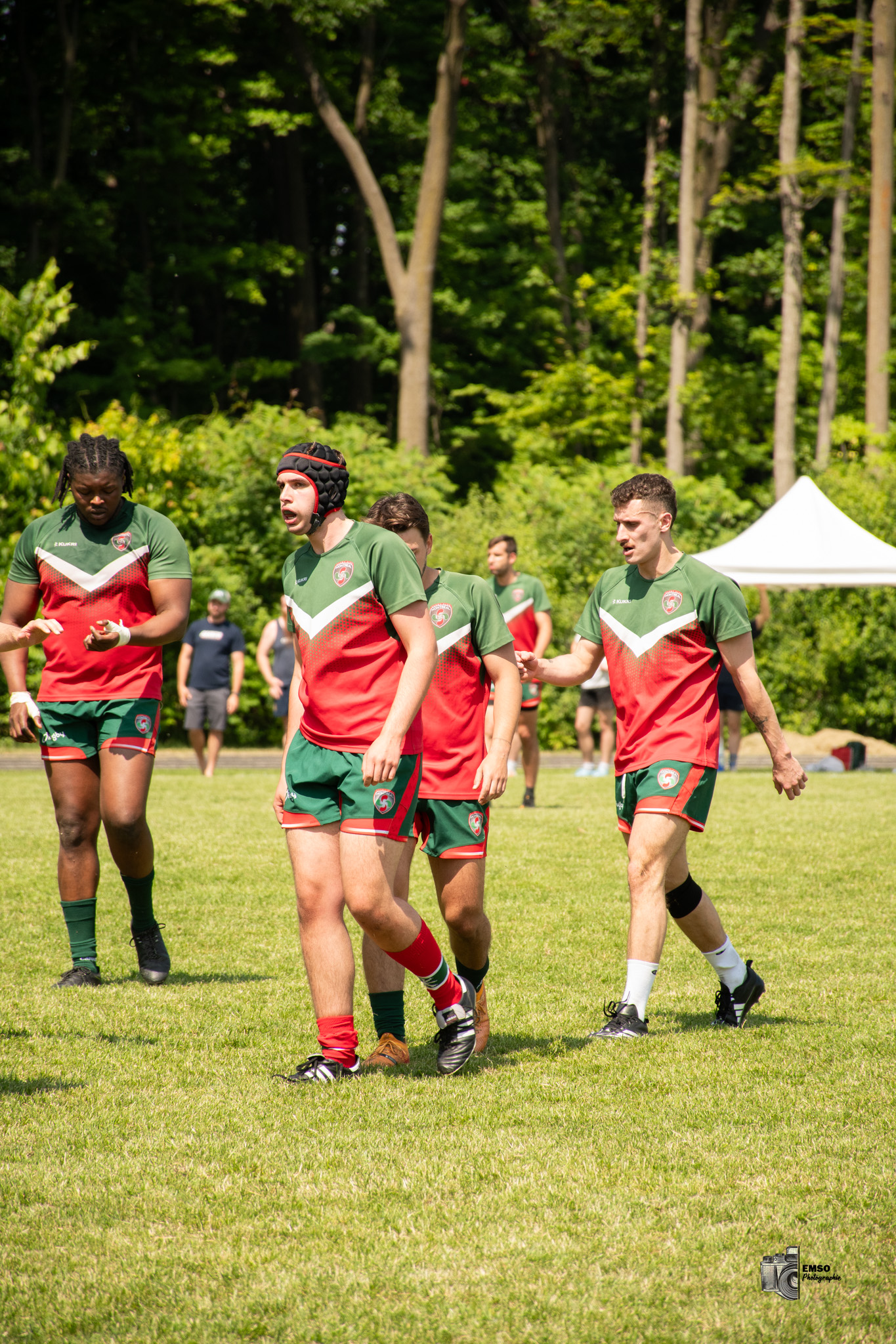 Daniel TSHIPATA -  Sainte-Anne-de-Bellevue RFC - Rugby Club de Montréal - Rugby - RQ 2025 - SL R M - Sainte-Anne-de-Bellevue vs Rugby Club de Montréal (#RQ25SLMRSAR66) Photo by: emso photo | Siuxy Sports 2025-06-14
