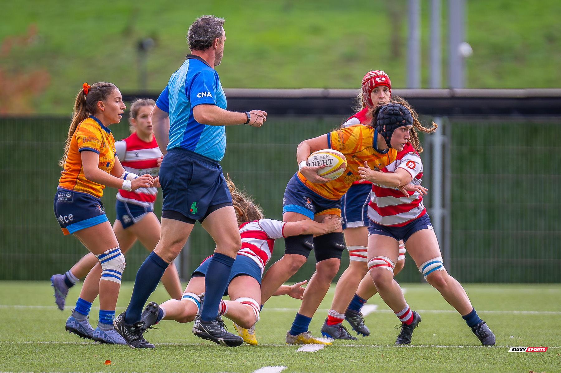  Universitario Bilbao Rugby - Pinguinas Rugby Burgos - Rugby - FER 2025 - DHB FEMENINA - UNIVERSITARIO BILBAO vs PINGÜINAS BURGOS (#FER25DHBFBP11) Photo by: Fredy Monfoto | Siuxy Sports 2025-11-08