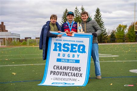RSEQ 2025 - Rugby M - Finale - ETS vs Université de Montréal - Après Match