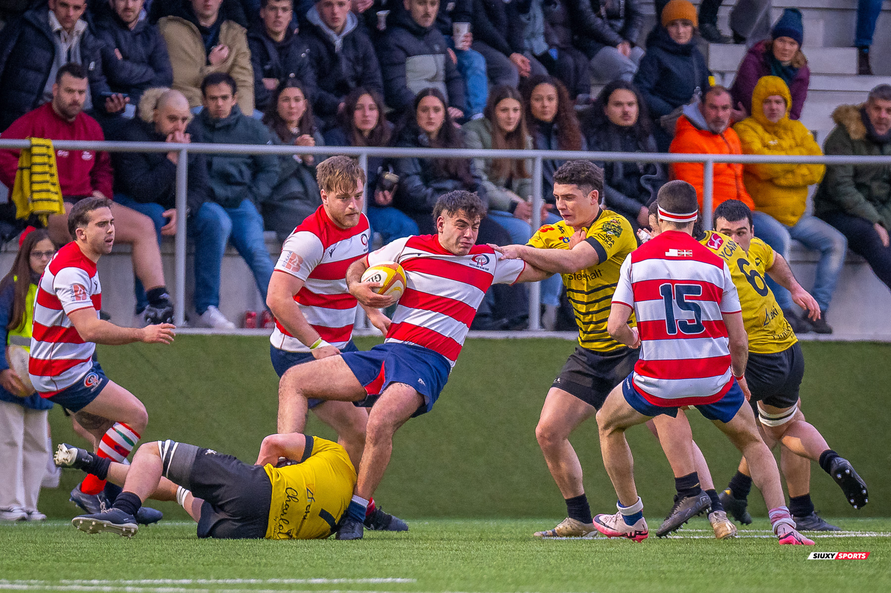  Universitario Bilbao Rugby - Getxo Artea Rugby Taldea - Rugby - FER 2025 - DHB Grupo A - Uni Bilbao Rugby (27) vs (33) Getxo Rugby (#FER25DHBUBRGR03) Photo by: Fredy Monfoto | Siuxy Sports 2025-03-15