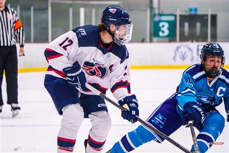 RSEQ 2025 - Hockey M D2 - Piranhas ETS vs Torrents Université du Québec en Outaouais - Match