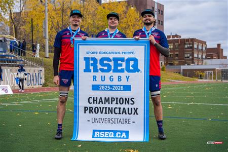 RSEQ 2025 - Rugby M - Finale - ETS vs Université de Montréal - Après Match