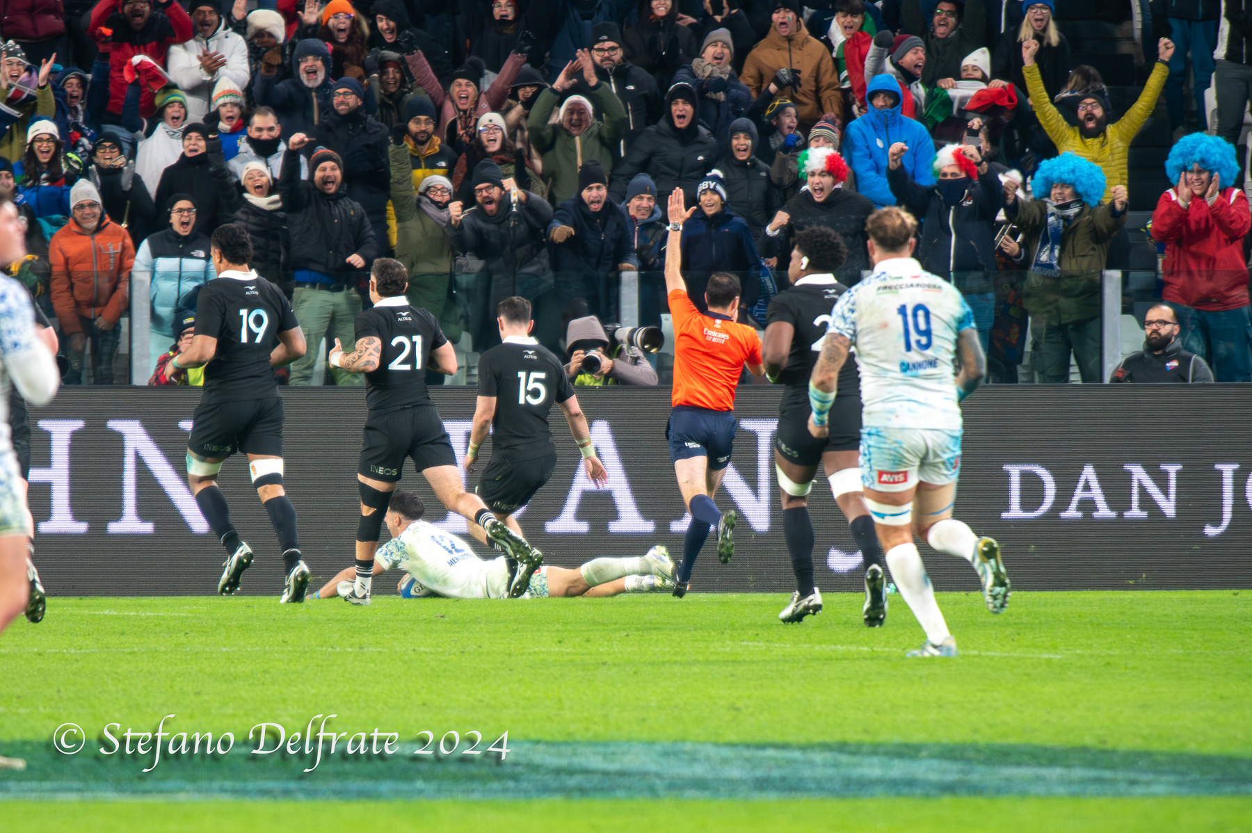  Nazionale di rugby a 15 dell'Italia - New Zealand national rugby union team - Rugby - 2024 Autumn Nations Series - Italia vs All Blacks (#2024AUTITNZ11) Photo by: Stefano Delfrate | Siuxy Sports 2024-11-23