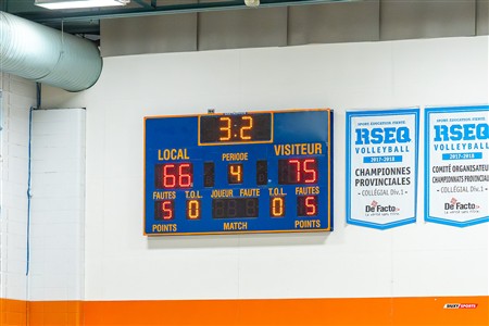 RSEQ 2025 - Basketball M D2 - André Laurendeau (66) vs (75) Dawson College