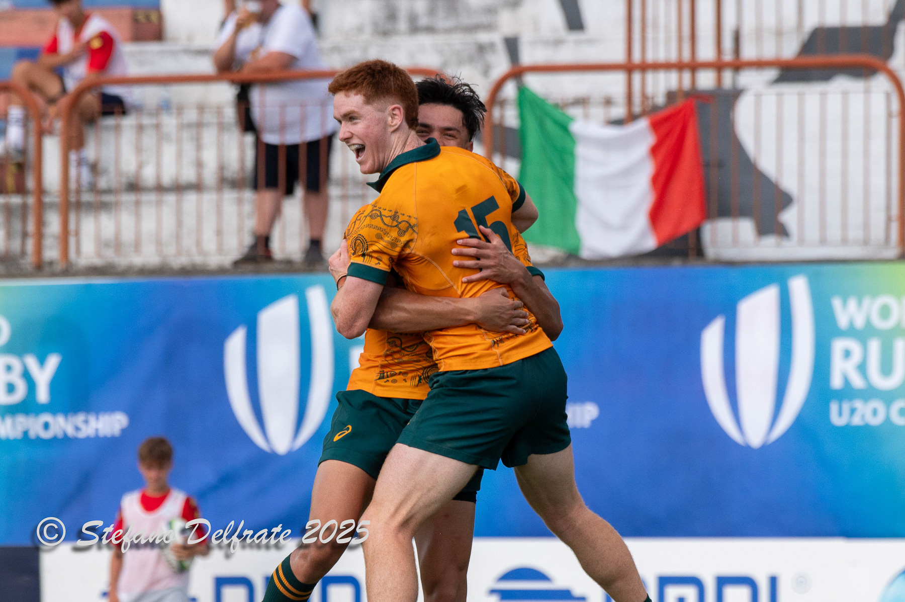  Australia U-20 national rugby union team (M) - England U-20 national rugby union team - Rugby - 2025 World Rugby U20 Championship - Australia (68) vs (40) England (#RWC25U20AUEN) Photo by: Stefano Delfrate | Siuxy Sports 2025-07-26