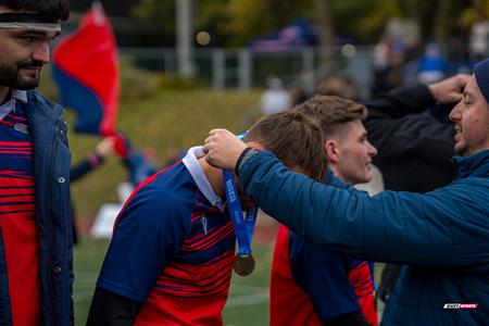 RSEQ 2025 - Rugby M - Finale - ETS vs Université de Montréal - Remise de médailles