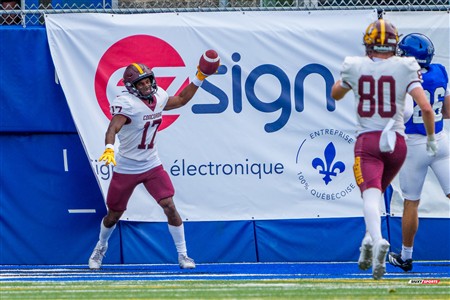 RSEQ 2025 - Football Universitaire - Carabins de Montréal (41) vs (14) Stingers de Concordia - Match