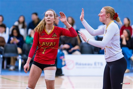 RSEQ 2025 - Volleyball F - ETS (0) vs (3) Université Laval